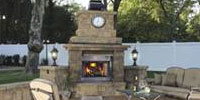 Olde English Outdoor Fireplace