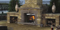 Olde English Outdoor Fireplace