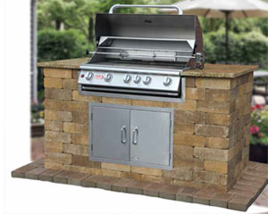 grill outdoor kits kit cambridge island kitchen module fireplace appliance packages stainless steel