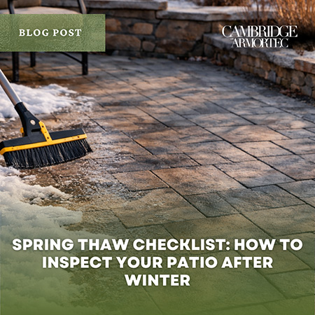 Spring Thaw Checklist: How to Inspect Your Patio After Winter