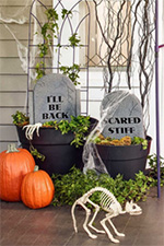 DIY Halloween Patio Decorations