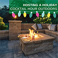 Hosting a Holiday Cocktail Hour Outdoors