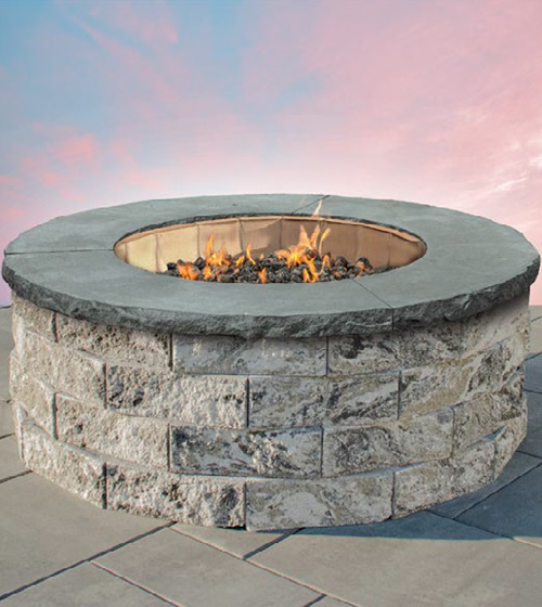 Fire Tables Pits Cambridge, Colored Stones For Fire Pit