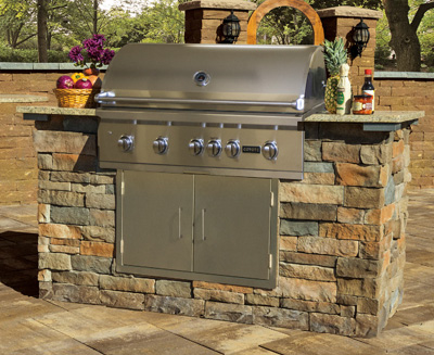 Outdoor Kitchen BBQ Island Kits