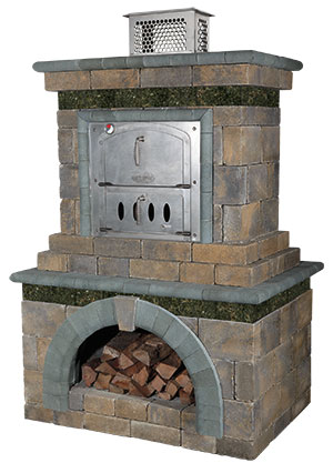 Pizza Ovens Cambridge Pavingstones, Outdoor Fire Pit Pizza Oven Combo