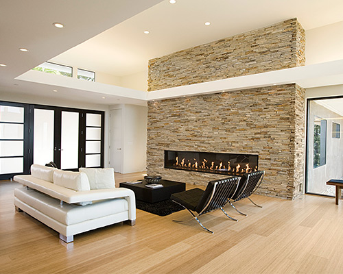 Natural Stone Veneer shown in Virginia Ledgestone