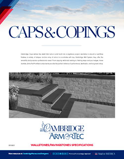 ArmorTec Atlas Caps and Copings Collection Spec Sheets