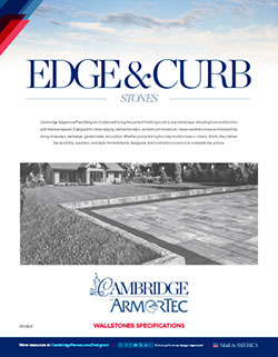 ArmorTec Atlas Edgestones & Curbstones Collection Spec Sheets